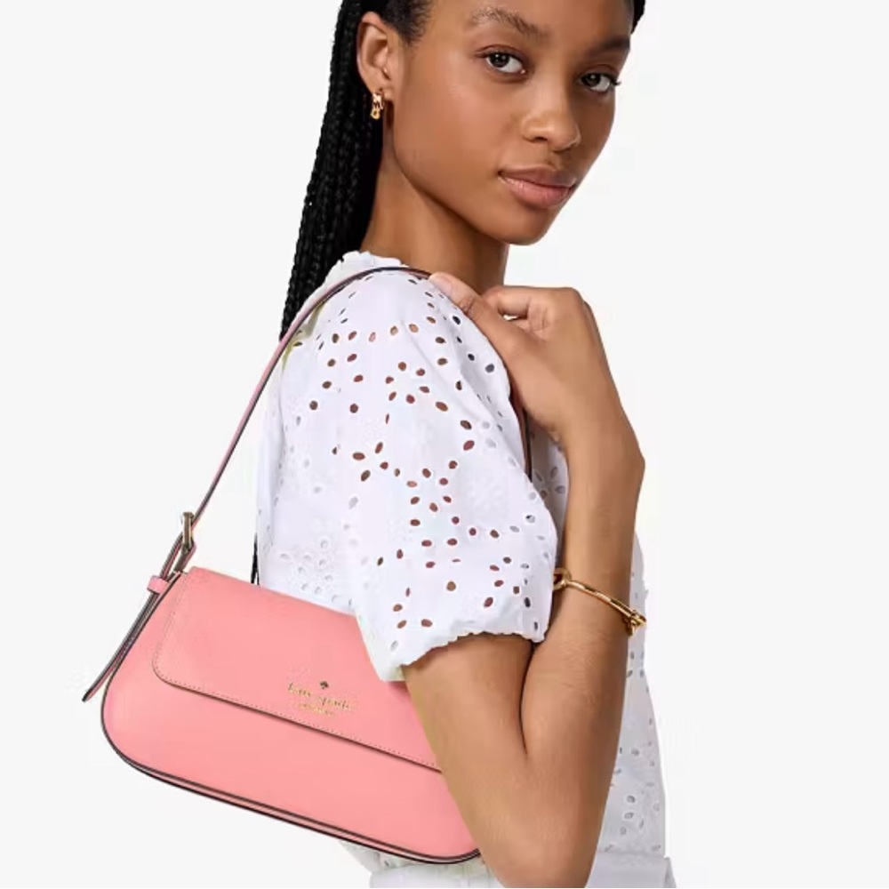 🚫SOLD NWT Kate Spade Madison Saffiano Leather Small Flap Shoulder Bag - Picture 1 of 4